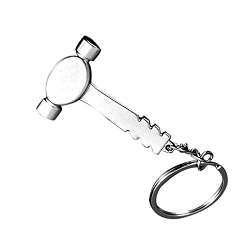 Preisvergleich Produktbild Qimao Klauenhammer Simulationswerkzeug Schlüsselanhänger Mini-Schlüssel-Schlüssel Schlüsselanhänger Schmuck Schlüsselring