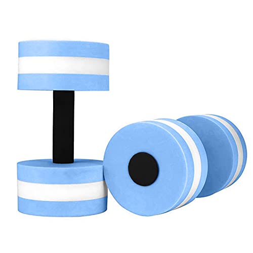 Water Weights for Pool Exercise - Water Arobic Exercise Gear, Aquatic Exercise Dumbbells, High Density Foam Equipment for Water Sports, Water Aerobics, Aqua Therapy, Pool Fitness, Water Exercise