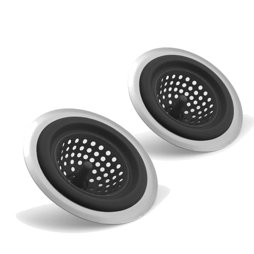 ZHQZZPH 2 Pack Silicone Sink Strainer