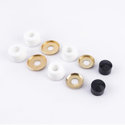 image for maxfind Skateboard Bushings Set (2 Top/2 Bottom Bushings +2 Pivot Cups