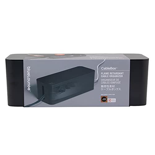 BlueLounge CB-01-BL - Organizador de Cables, Color Negro