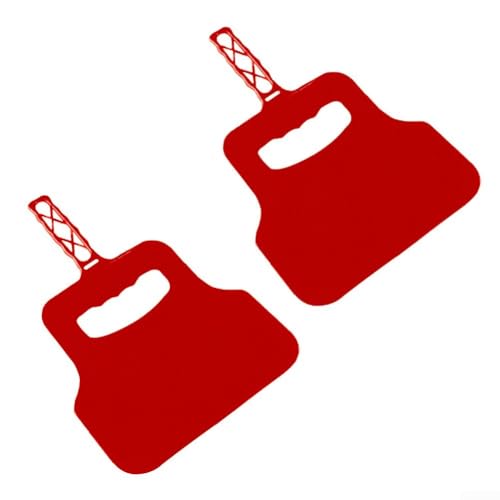 JGmotorfi Ventilador de mano al aire libre para barbacoa esencial para encendido rápido y flujo de aire de cocción consistente (rojo)