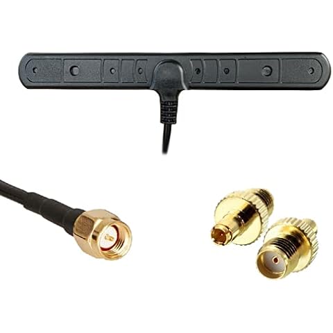 UniteCom Rugged 4G/5G Strong Adhesive Mount T-Bar Antenna Omni Directional LTE Heavy Duty SMA Male Cellular Broadband Router Mobile Internet Indoor Outdoor Robust Aerial 02 EE Vodafone Three Cover