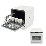 Lave-vaisselle de table avec réservoir d'eau de 6 L, mini lave-vaisselle, 1100 W, contrôle...
