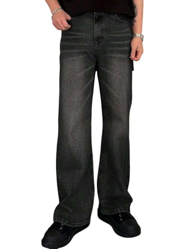 Image of KOTTY Men Jeans || Baggy Fit Jean's for Man || Loose Fit Low Rise Denim || Stretchable Casual Wear Jean,s || Dance Rap Rapping Style Pant for Men || Denim Cotton Jeans