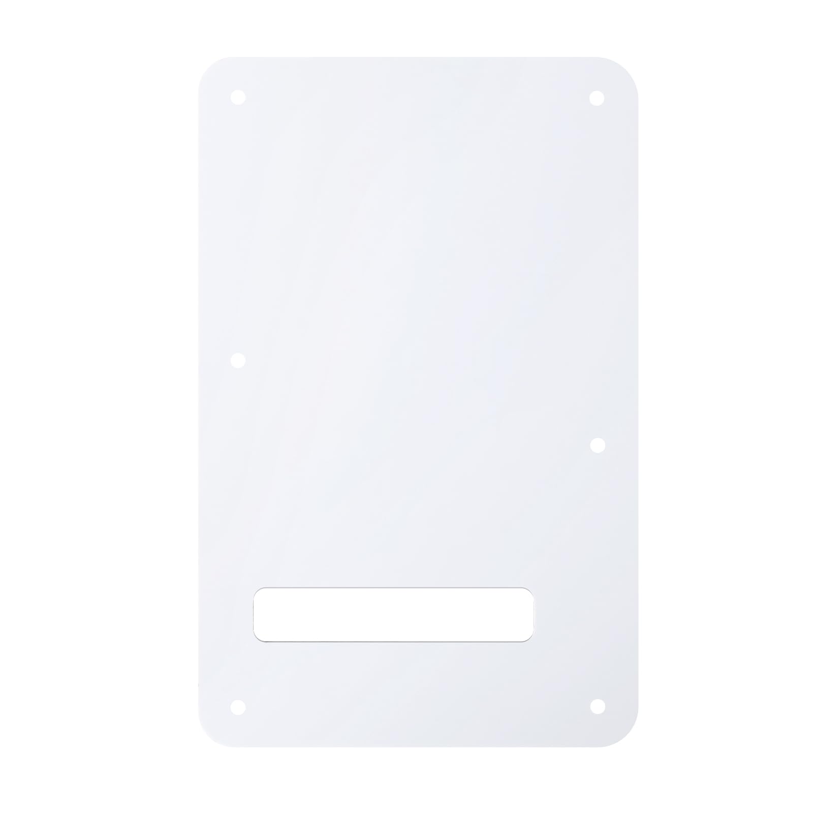 Banworks 4 Ply Electric Guitar Backplate 6-Hole Trem Tremolo Cover for USA/Mexican Standard Strat ST JT/HGB-01 Yellow Pearl - Image 3