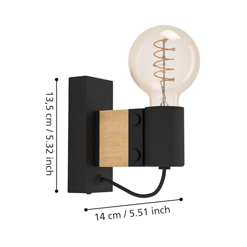 Eglo Bailrigg Applique Di Legno - 6