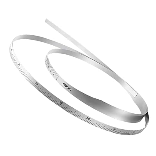Jieotwice Noggrannhet 0,02 mm rostfritt stål linjal nonius diameter linjal yttre diameter omkrets flexibel linjal trädrör (100–225 mm)