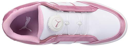 [プーマ] ゴルフ スパイクレスシューズ モノライトキャット プロ レディース プーマホワイト/メタリックピンク 22.5 cm 2E 5枚目