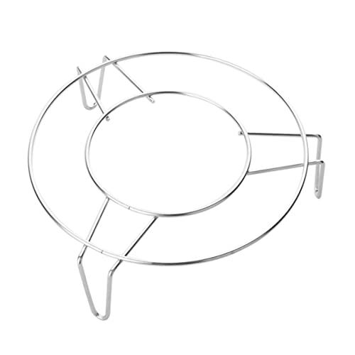 LABRIMP 2pcs Steamer Cooking Rack Round Steamer Rack Stand Legs Stainless Steel for Pot Pan Folding Cooking Ware