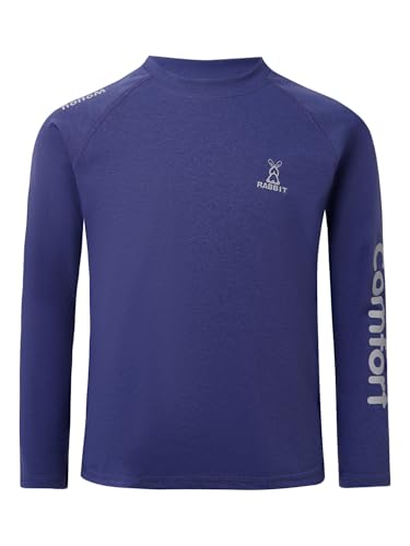 Hansber Unisex Kids Girls Breathable Sports Top Long Sleeve Undershirt for Winter Fall Spring Workout3