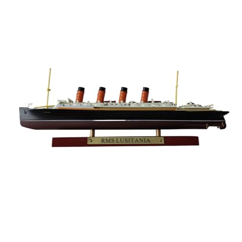 Lllunimon 1/1250 RMS Lusitania Transatlantic Ship Model Alloy Warship Finished Product Collection for Gifts