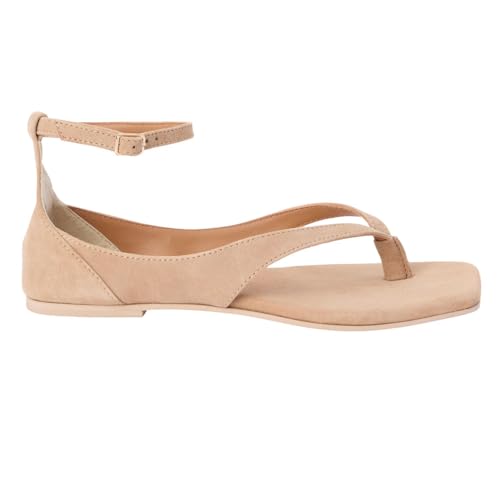 Coconuts by Matisse Womens Kerry Ankle Strap Casual Sandals Casual - Beige - Size 9 M