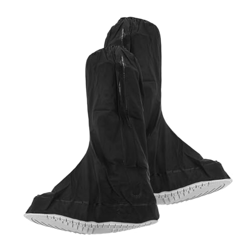 Cubiertas impermeables para botas de lluvia unisex, antideslizantes, diseño de tubo alto, ligeras y duraderas, protegen contra lluvia y barro miniatura 5