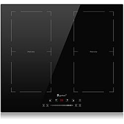 Placa Induccion Franke Placa inducción 4 fuegos, Placa de inducción 60 cm, Vidrio, Zona flexible, Desconexión automática, Temporizador, Seguro para niños, 7200W