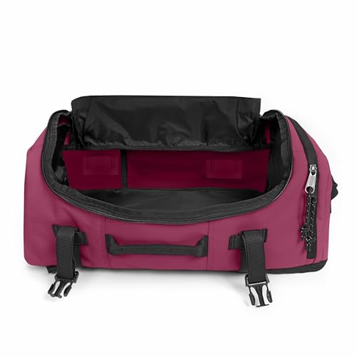Image of EASTPAK Carry Pack - Convertible Duffel & Backpack, 30L Cabin-Size Travel Bag, Laptop Sleeve, Water Bottle Holder, Multiple Pockets, Wine Burgundy