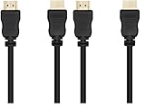 AISENS Cable HDMI V1.4 Alta Velocidad 14+1 CCS, A/M-A/M, Negro, 1.0m (Paquete de 2)