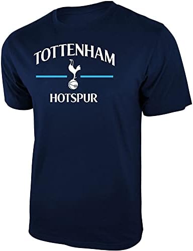 Icon Sports Mens Tottenham World Soccer Team Graphic Print Short Sleeve Cotton T-Shirt
