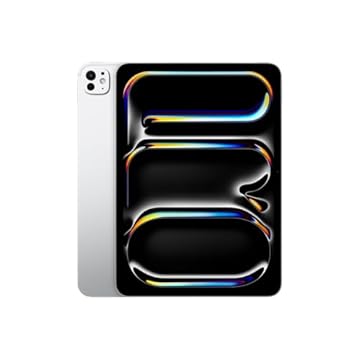 Apple iPad Pro de 11 polegadas (M4): Tela Ultra Retina XDR, 256 GB, câmera frontal e traseira de 12 MP, Scanner LiDAR, Wi-Fi 6E, Face ID, bateria para o dia todo - Prateado