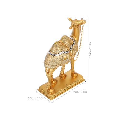 Statue chameau de style Moyen-Oriental, figurine de collection en résine - 3