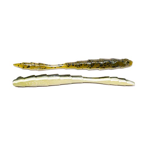 Googan Baits Drag n Drop, Green Pumpkin Pearl