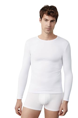 Ysabel Mora Camiseta Interior Térmica Manga Larga Hombre Retención De Calor Ideal Invierno Interior Afelpado Composición 92 Poliéster 8 Elastano