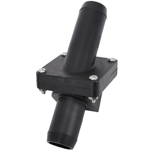 Mayueri in Line Non Return Check Valve 1 Inch Universal ABS Non Return Inline Valve for RV Yacht Ship Trailer Water Drainage System