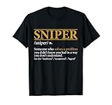 Funny SNIPER definition Birthday or Christmas Gift T-Shirt