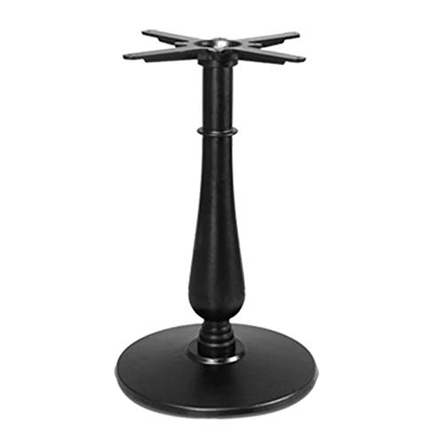 Patas de mesa de metal revestidas de polvo negro de hierro fundido patas de mesa de café patas de mesa de comedor patas duraderas hágalo usted mismo (negro, 43 cm)