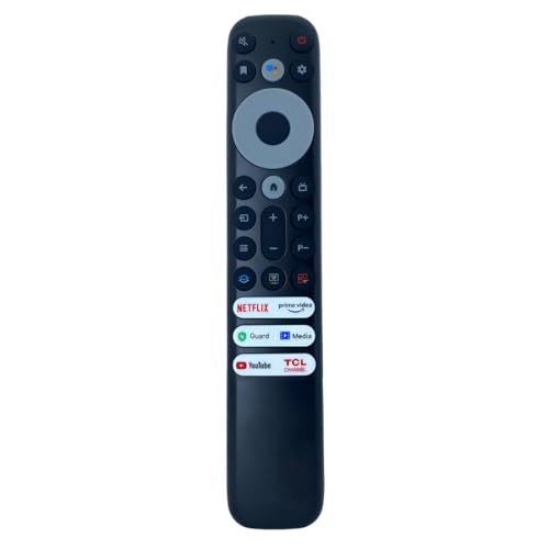 Image of Upix Compatible for TCL Smart TV Remote No. 1155 | No Voice | Netflix & YouTube Buttons | Exact Match Required