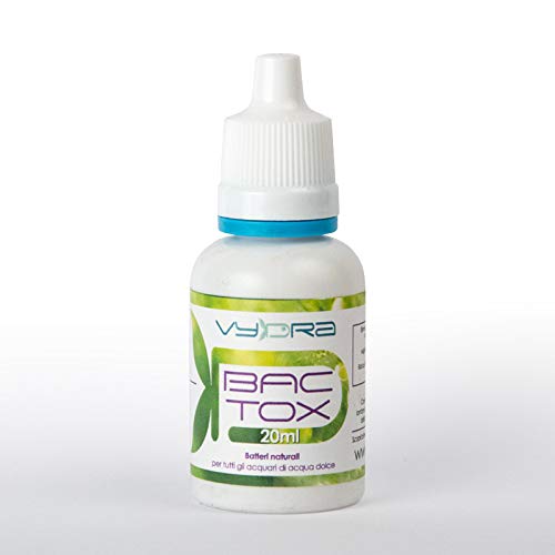 Vydra Bactox - Bacterias para acuario, agua dulce, elimina sustancias nocivas (20 ml)