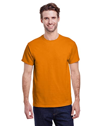 Gildan Men's G2000 Ultra Cotton Adult T-shirt, Safety Orange, XX-Large