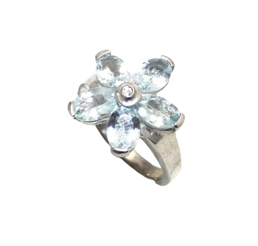 Bague aigue-marine naturelle en argent PH Artistic pour sublimer vos tenues
