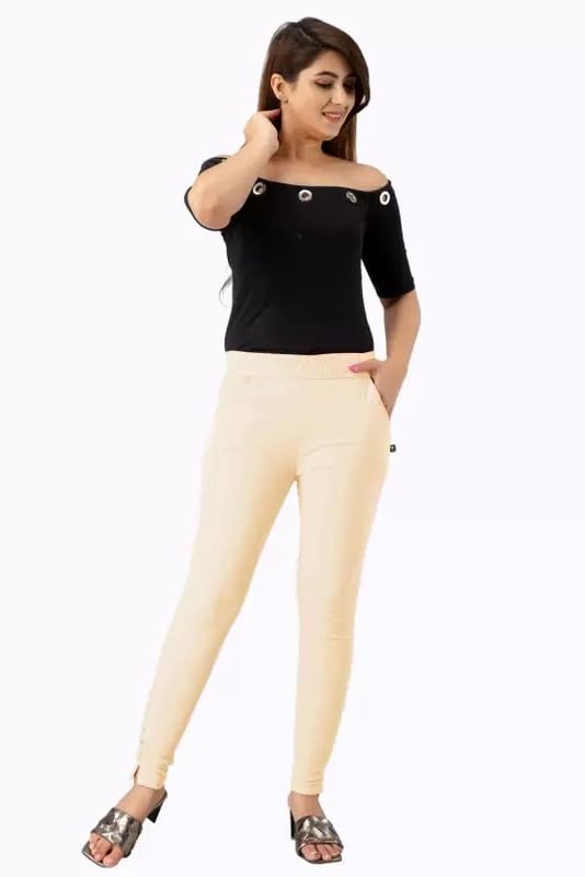 Image of Women's Stylish & Comfortable Jeggings | Stretchable High-Waist Pants BZFW Potali