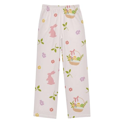 Baskets Bunny Boys Pants Boys Athletic Pants Long Pant for Boywith Pockets Wide-Leg Size 6-14Y