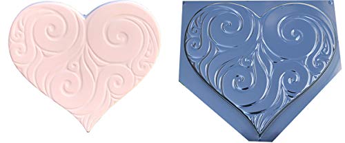 Svitmolds Concrete Mold Decorative Heart Stepping Stone For Garden Mold Concrete Mould Abs Plastic (S31) #TOP6