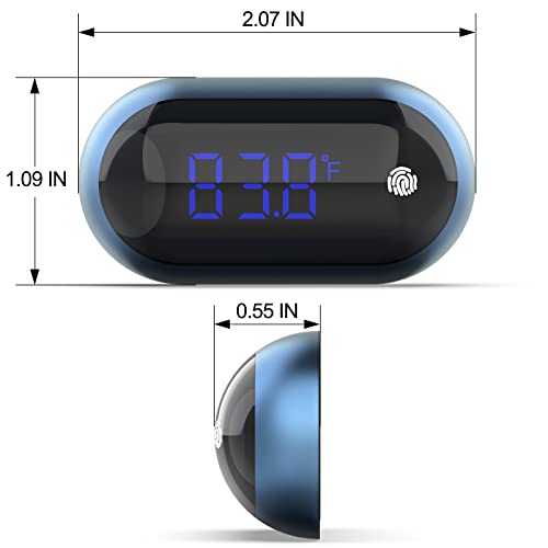 Meanlin Measure Digital Aquarium Thermometer, Fish Tank Thermometer, With High Precision Sensor, ±0.18°F Accuracy, For Fish, Turtles, Lizards, And Other Reptiles #TOP1