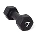 CAP Barbell Neoprene Coated Single Dumbbell, Black, 7-Pound