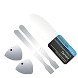 WKWPYCYUH Kit de desmontaje espátula metal 5 en 1 for pantalla curva acero inoxidable, compatible for iPhone iPad, tableta y portátil Herramientas para reparar teléfonos móviles