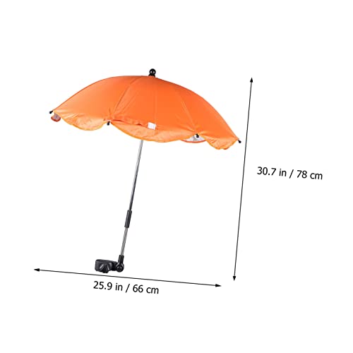 Kisangel Clipe Para Cadeira De Carrinho 3 Peças - Guarda-Chuva De E Guarda-Sóis Braçadeira UV Braço