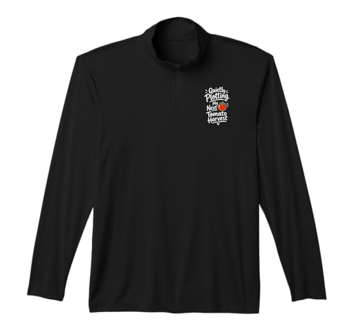Tomato Grower Gardener Vegetable Garden Tomatoes Performance Quarter-Zip Top