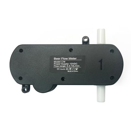 SENSTREE Digitaler Bier-Durchflussmesser BM-05, LED-Display, mit Netzteil und Zubehör,Den koschere bier - und getränkezähler