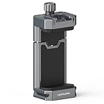 Aluminum Phone Mount for Tripod, Adjustable Phone Tripod Mount with Cold Shoe & Arca Swiss Quick Release Plate,Universal Adjustable Clamp Suitable for iPhone 14 pro/13 Pro/12/11/Samsung