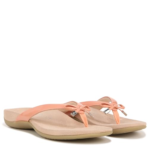 Image of Vionic Women's Rest Bella Toe Post Sandal- Supportive Ladies Orthotic Sandals that include Three Zone Comfort with Arch Support- Flip Flop for Ladies, Medium and Wide Width Size 5-12