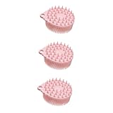Beavorty 3 Stück Sensorische Taktile Bürste Für Kinder Kopf Zuhause Shampoo Bürste Babyparty Körperwäscher Haarwaschbürste Kopfhautwäscher Reinigungsbürste Silikon Kopfmassage