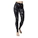 Pantalon de jogging et de taille pour femme avec imprimé fashionista 26 shorts, Marine, M