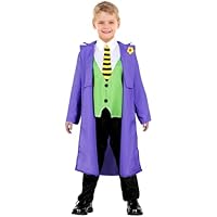 YOMIQIU Halloween Disfraz Payaso Malvado Niños: Carnaval Traje