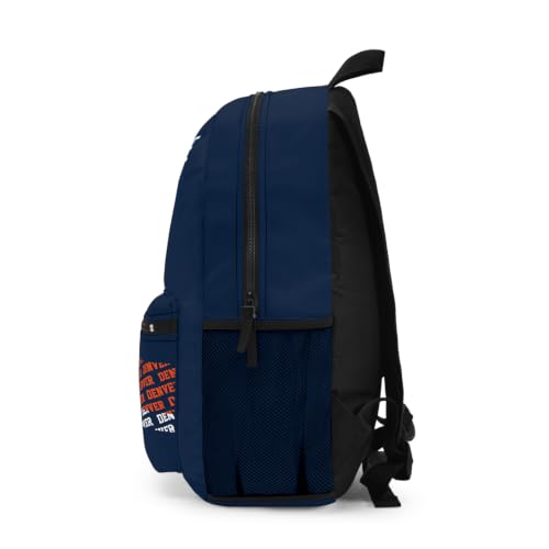 Image of Denver School Backpack Custom Gifts for Boys Girls Teens | Custom Name and Number Personalized Bookbag