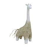 . 【Matériau de qualité supérieure】 : La statue de girafe est fabriquée en résine de haute qualité, robuste et résistante, garantissant une longue durée de vie.