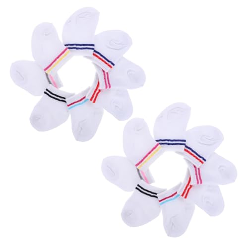 HEALSOPTHY 8 Pares Calcetines para Muñeca Accesorios Ropa Muñeca DIY Suaves y Duraderos para Vestir